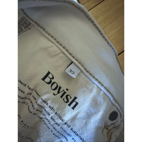 Boyish the Ricky flared cream buttonfly pants 32 - Picture 3 of 13